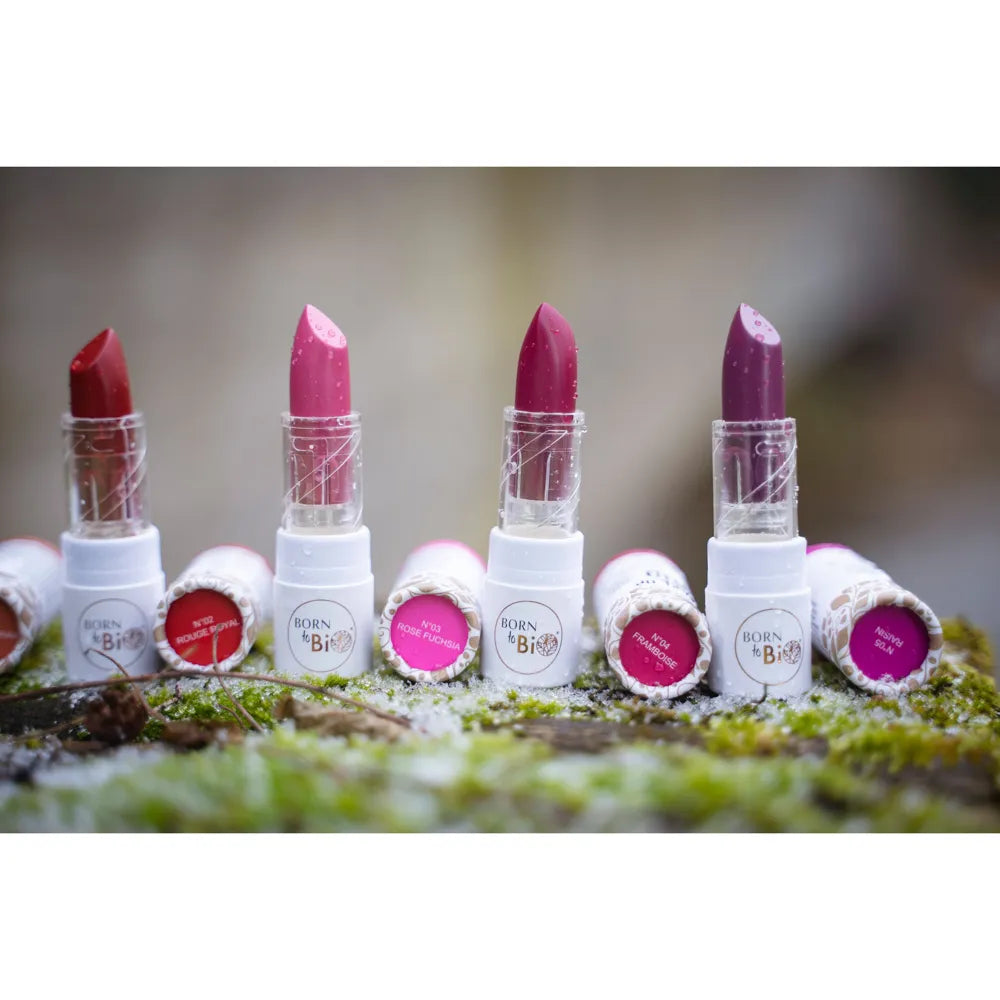 ROUGE A LEVRES MAT N° 1 ROSE LILAS - Certifié Bio