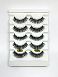 Faux cils en bande 3D (strip lashes) lot de 5 paires