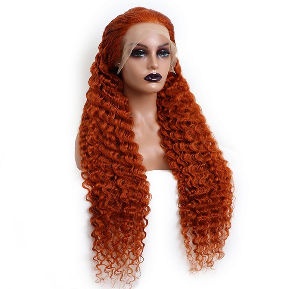 Perruque lace front 13x4 Body Wave Ginger 350 – cheveux humains premium