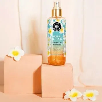 Pré-commande BRUME PARFUMÉE PAILLETÉE - "Fleur de Tiaré" - Sans Alcool (200ml)