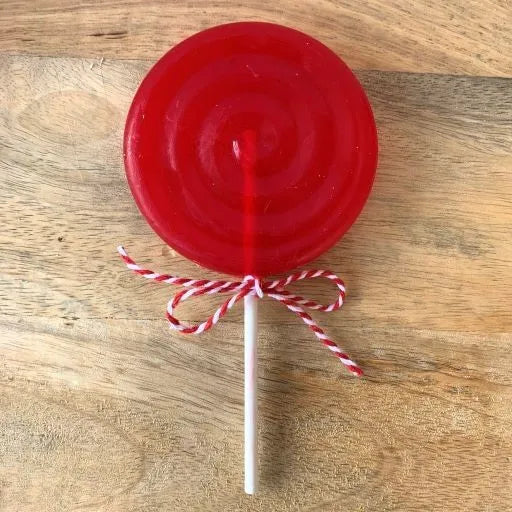 Sucette ronde savon 35 g Pomme d'amour (non comestible)