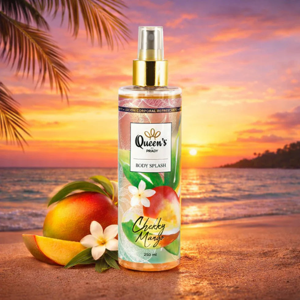 précommande Queen’s by PRADY Cheeky Mango – Brume Corps & Cheveux 250ML