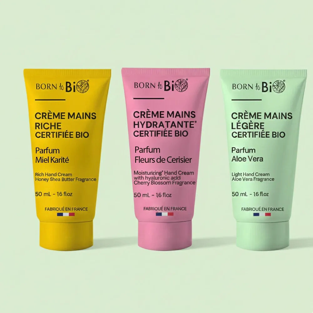 Précommande Crèmes Mains Certifiées Bio 50ml