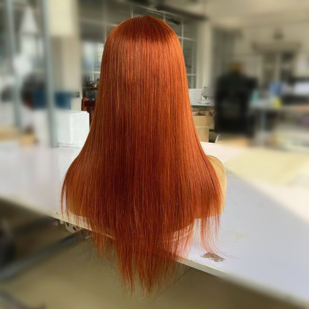 Perruque lace front 13x4 Body Wave Ginger 350 – cheveux humains premium