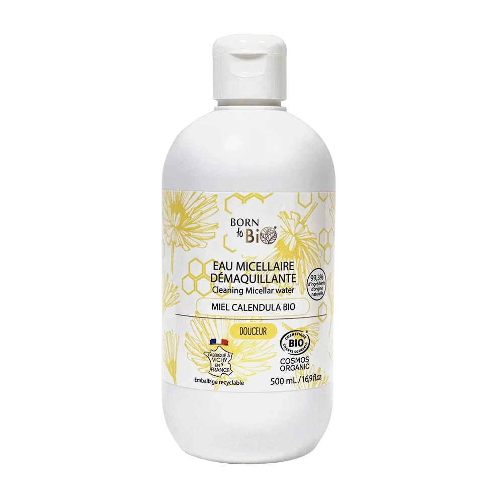 Eau Micellaire Démaquillante Miel Calendula  - Certifiée Bio