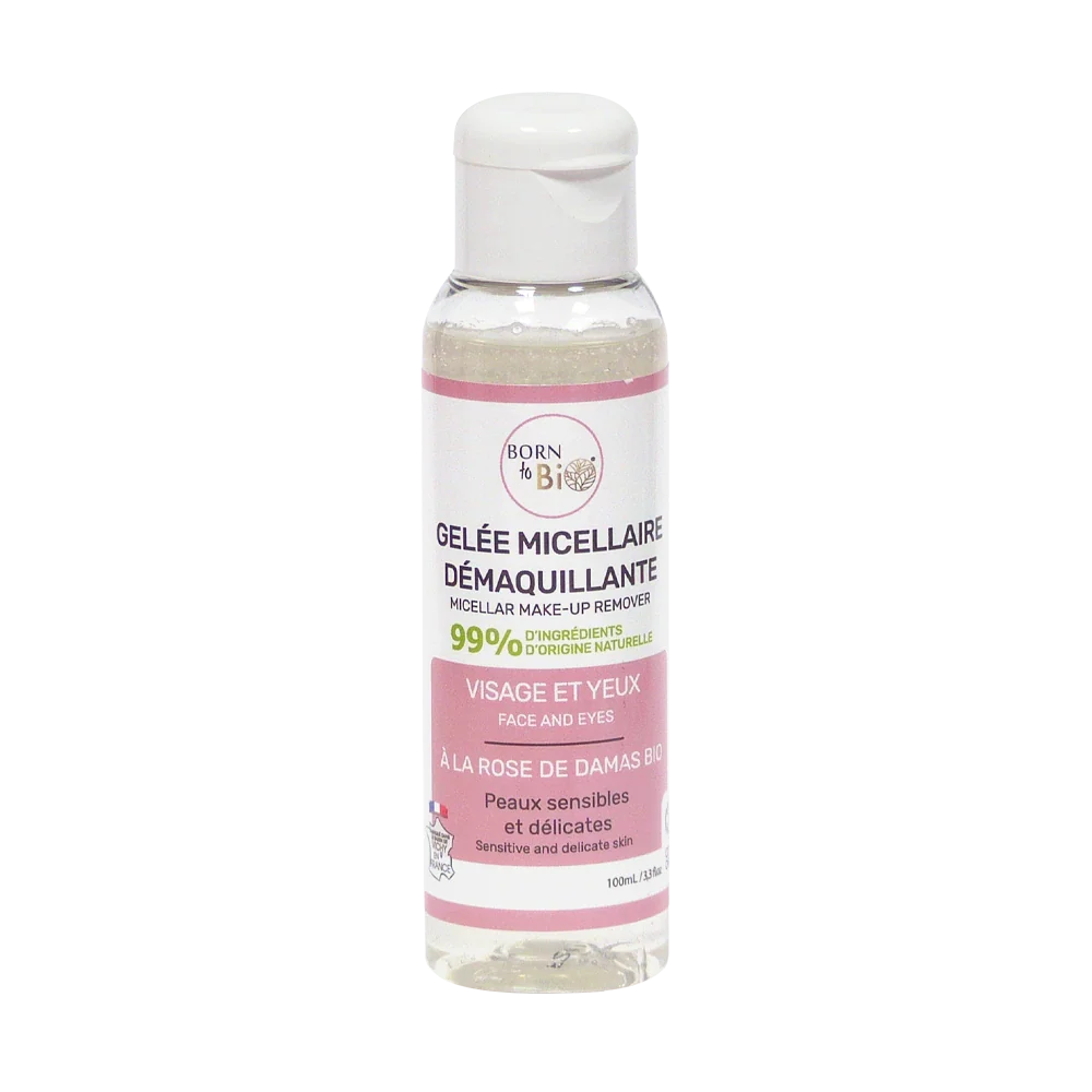Gelée micellaire démaquillante  - À la Rose de Damas Certifiée Bio-0