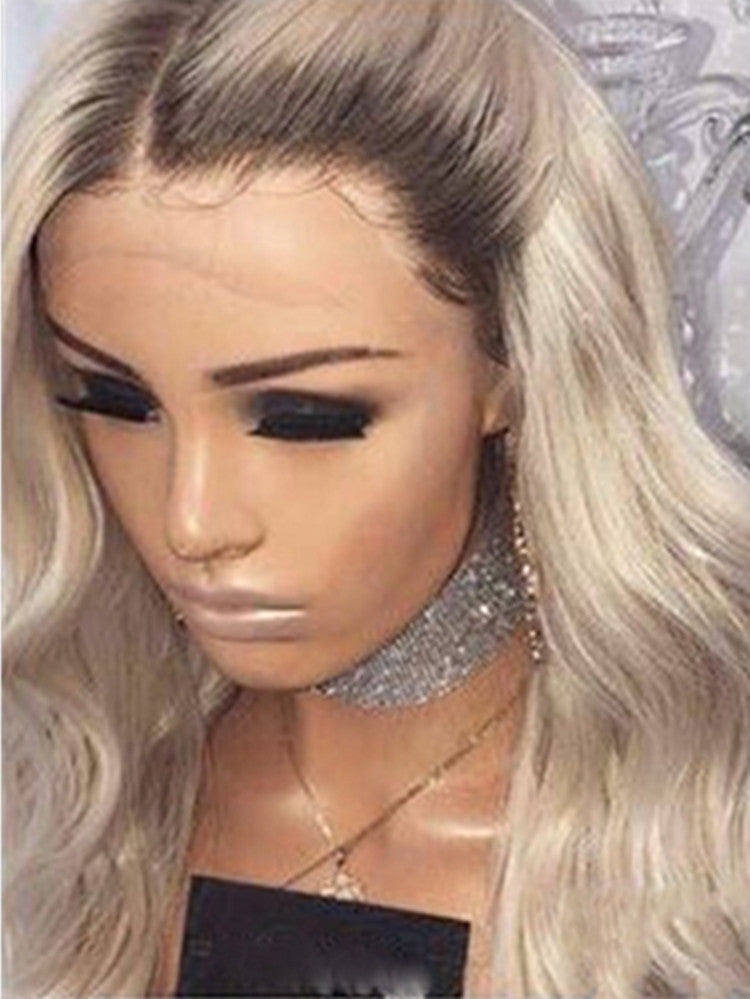 perruque blondes ondulé