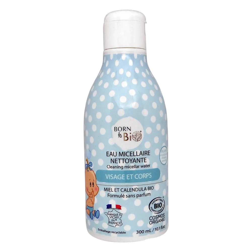 Eau Micellaire Nettoyante pour Bébé - Certifiée bio