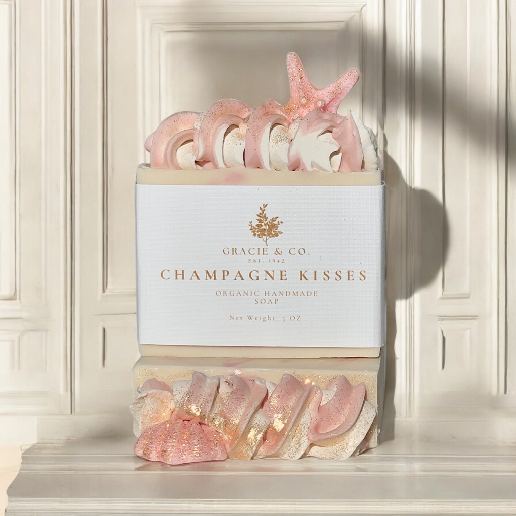 Savon artisanal “Champagne Kisses” - #1 Best Seller Luxury Bar