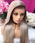 Perruque blonde platine