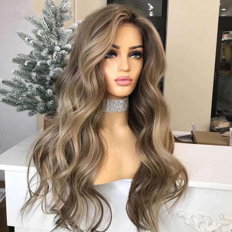 Perruque blonde platine