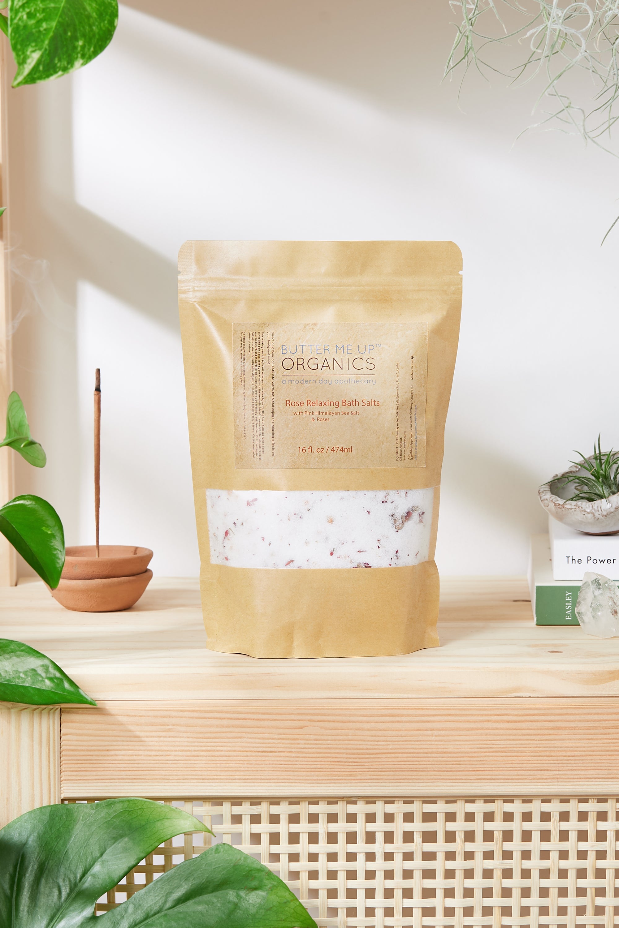 Mélange de sels détoxifiants pour bain (Epsom, sel rose de l’Himalaya & sel marin)