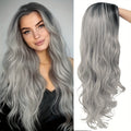 Perruque gris argent