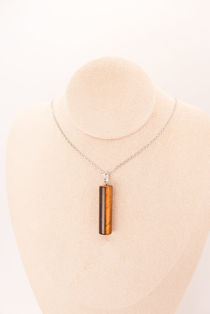 Pendentif | Pilier en Oeil de tigre