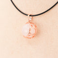 Pendentif | Sphère de Lune en Cristal de roche