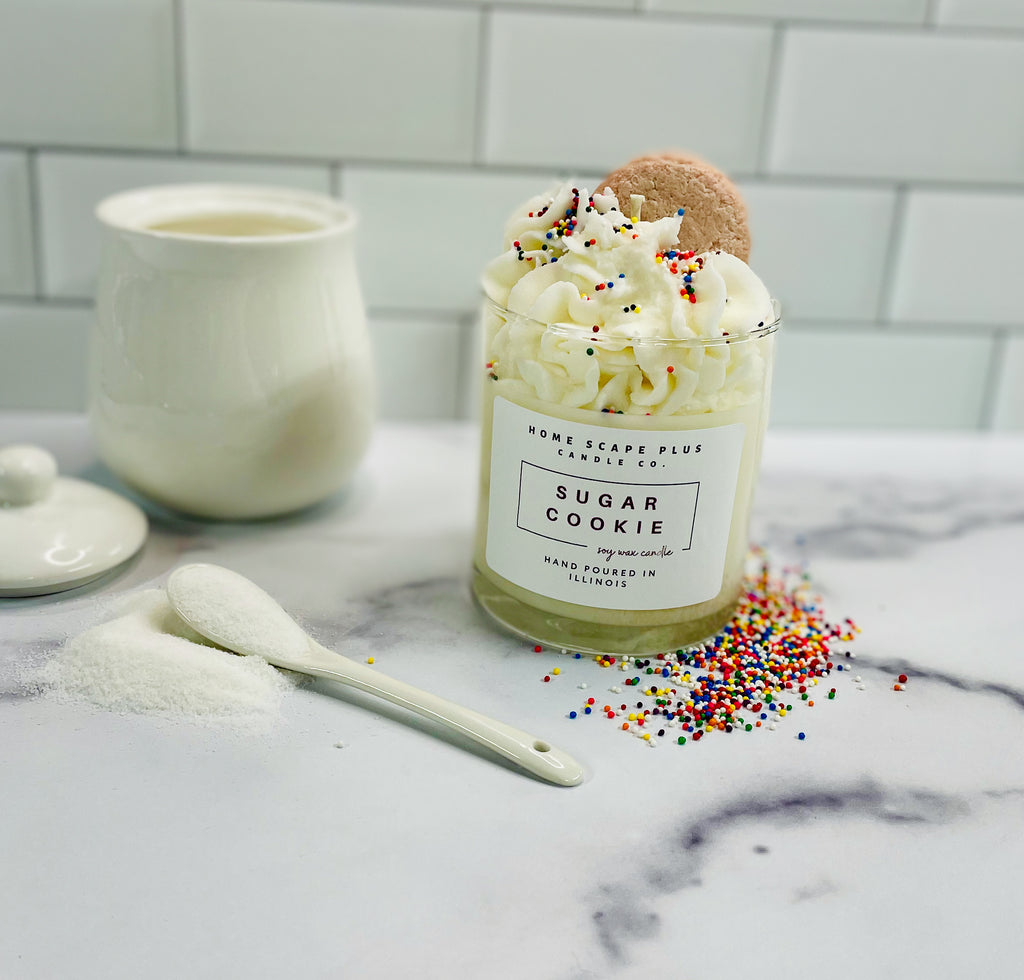 Bougie en cire de soja “Sugar Cookie” – 11 oz ou 18 oz