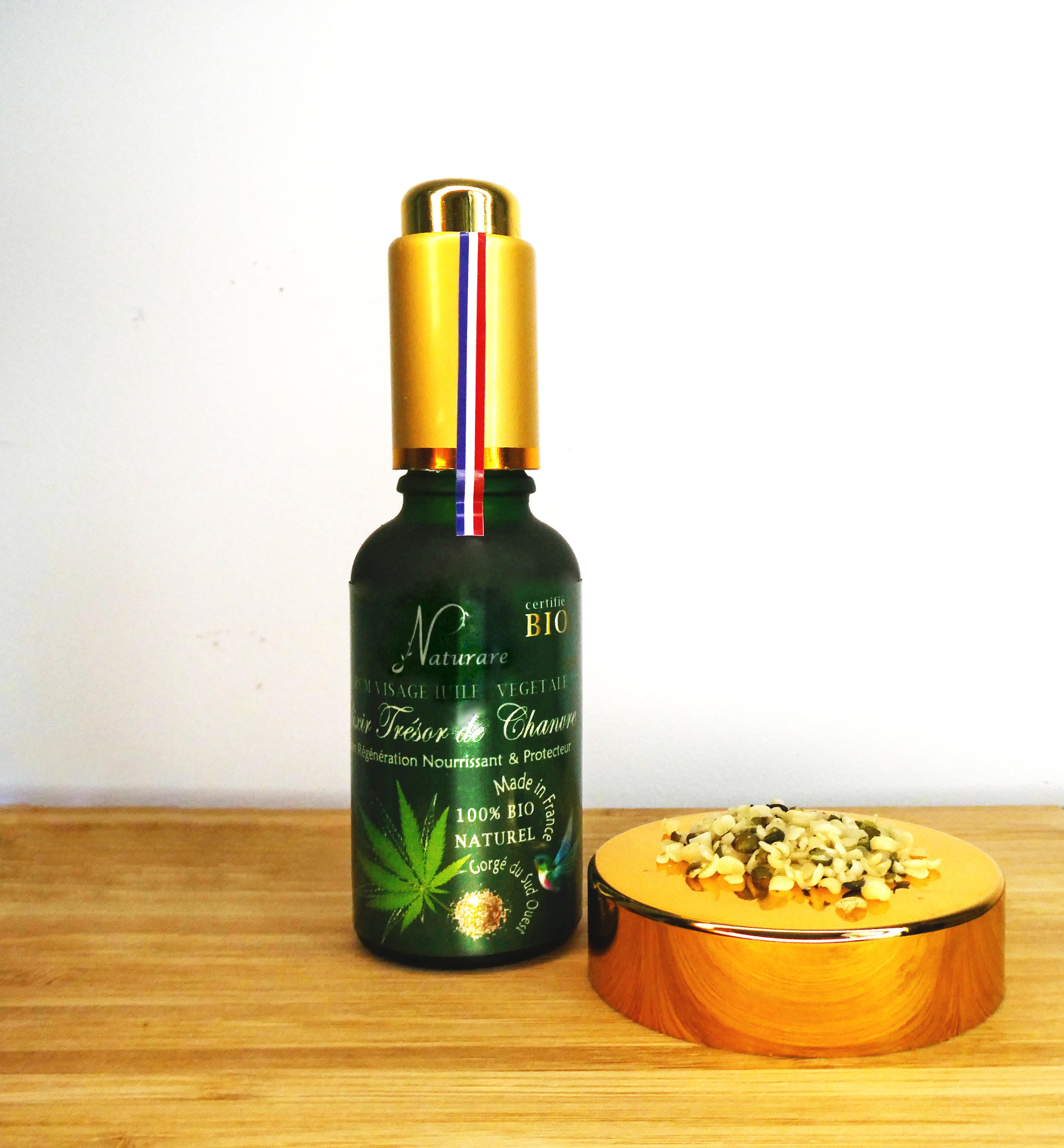 DROP - ELIXIR TRESOR DE CHANVRE BIO -  Huile Végétale, Compléments Alimentaire