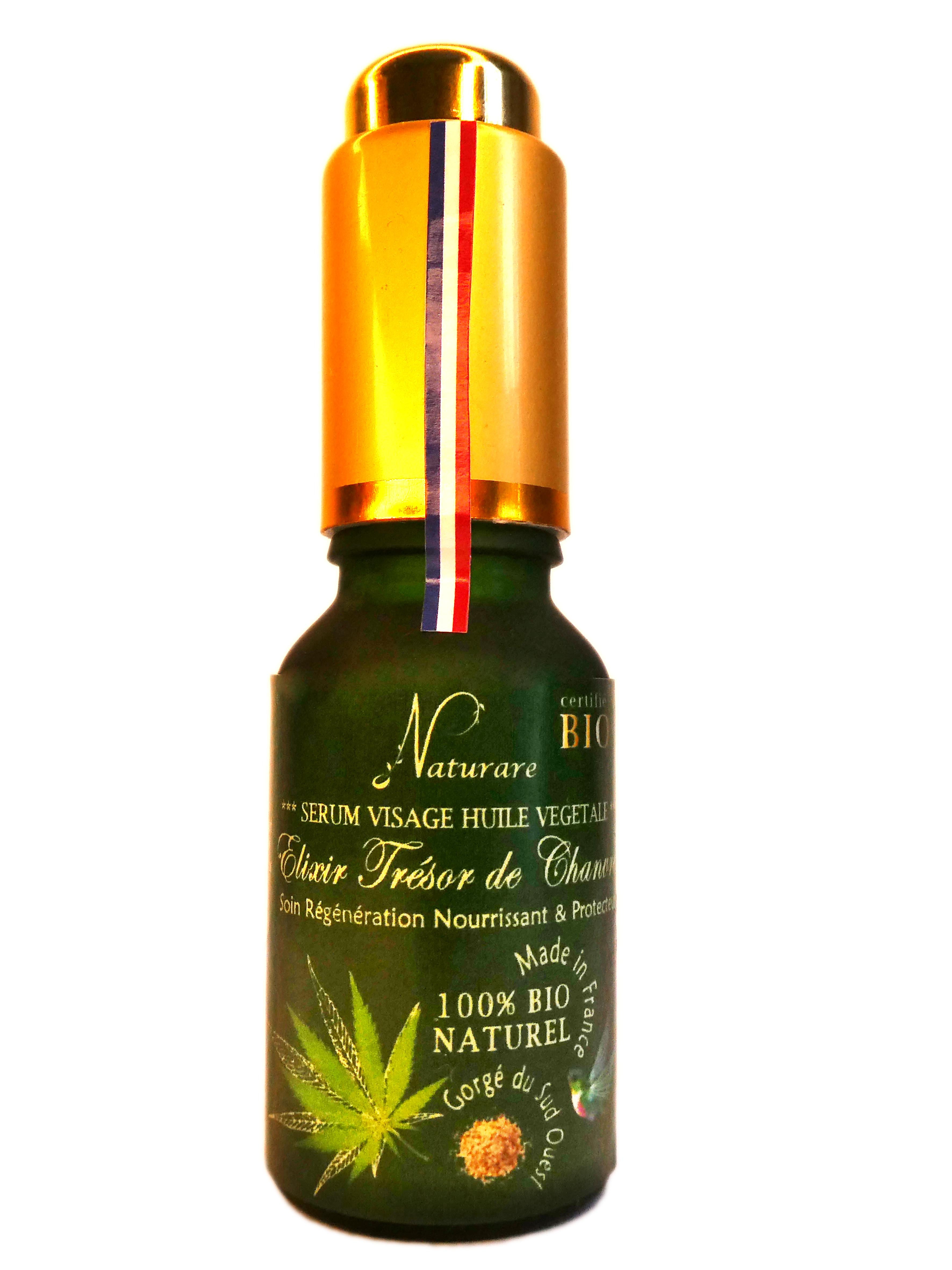 ELIXIR TRESOR DE CHANVRE BIO - Sérum Huile Végétale Complément Alimentaire