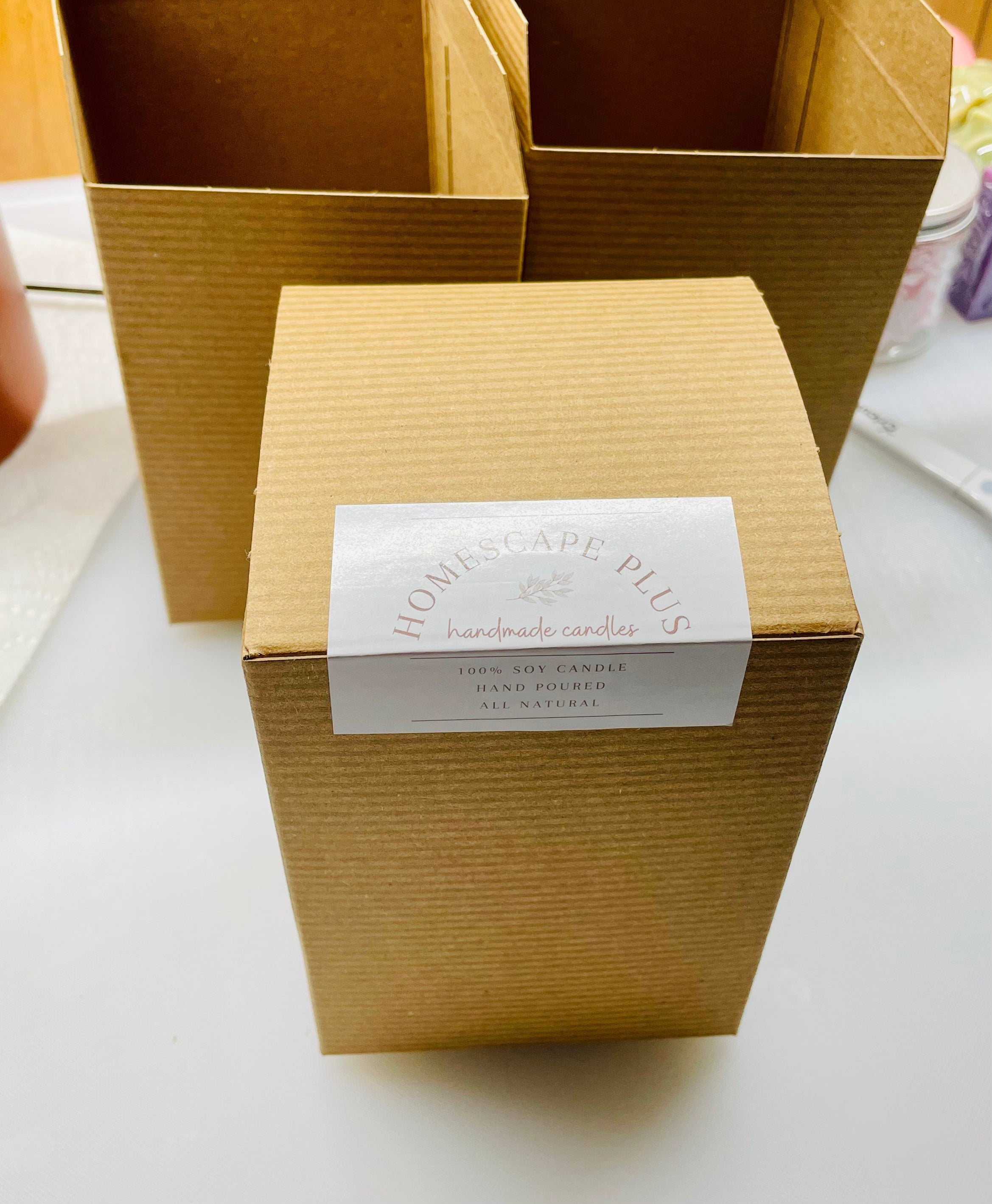 Bougie “Vanilla Cake” – avec décoration glace