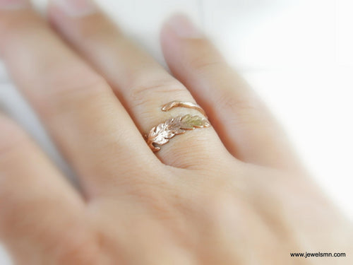 Bague en or avec véritable fougère, bijou minimaliste fait main, anneau au motif végétal (forêt), cadeau de la nature pour la santé et la protection, argent sterling 925.