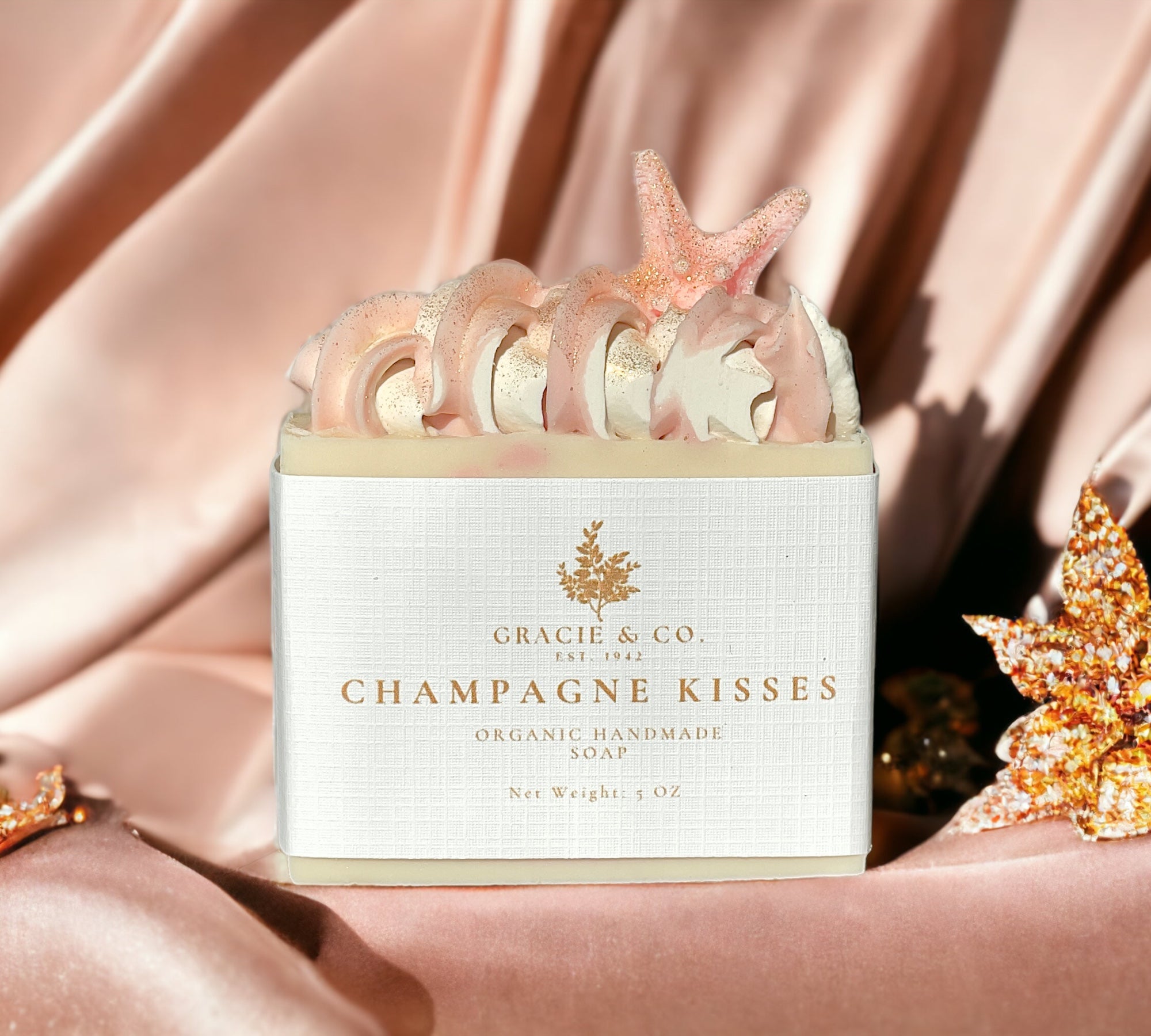 Savon artisanal “Champagne Kisses” - #1 Best Seller Luxury Bar