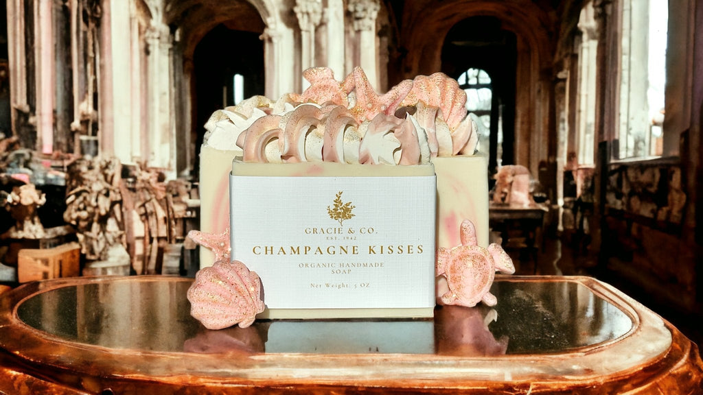 Savon artisanal “Champagne Kisses” - #1 Best Seller Luxury Bar
