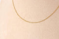 Chaîne forçat acier inoxydable doré et plaqué Or 18k